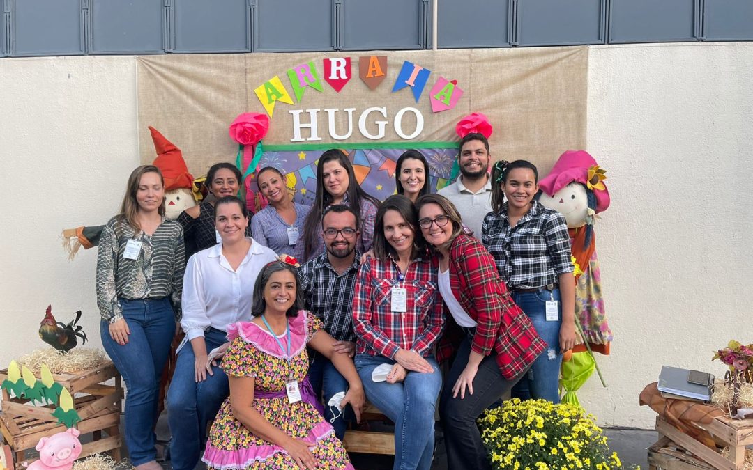 Arraiá do Hugo anima colaboradores da unidade do Governo de Goiás