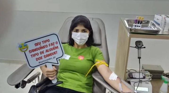 Voluntários do “Depressão Tem Cura” doam sangue para pacientes do Hugo