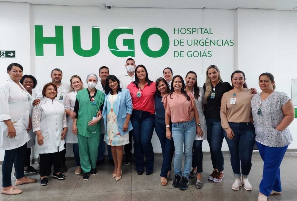 Hugo recebe visita do Conselho Regional de Enfermagem de Goiás